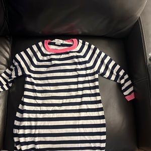 Blue and white striped Vineyard Vines dress (size 14 girls)